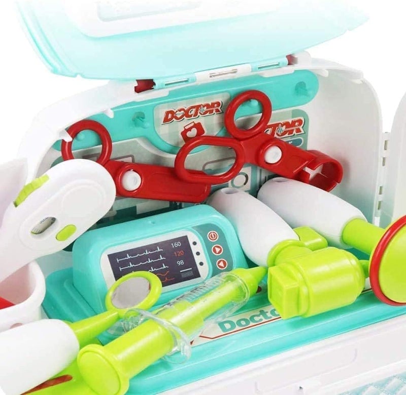 ST ZONE 2-in-1 Kids Doctor Set Toy with Carry Bag | Educational Pretend Play Medical Kit for Boys & Girls - Image 5